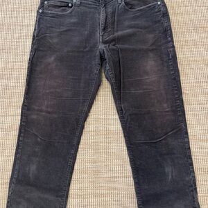 Men's Dark Grey Corduroys